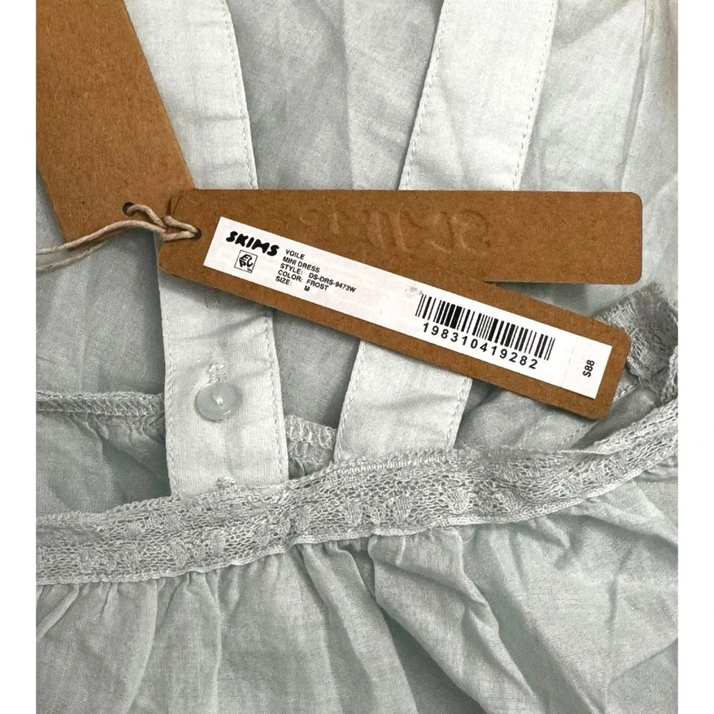 ✨ SKIMS Cotton Voile Mini Dress 👗 | Frost |M✨ - Picture 6 of 7